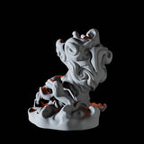 Forming Air Elemental B Miniature for Dungeons and Dragons, Pathfinder or other TTRPGs