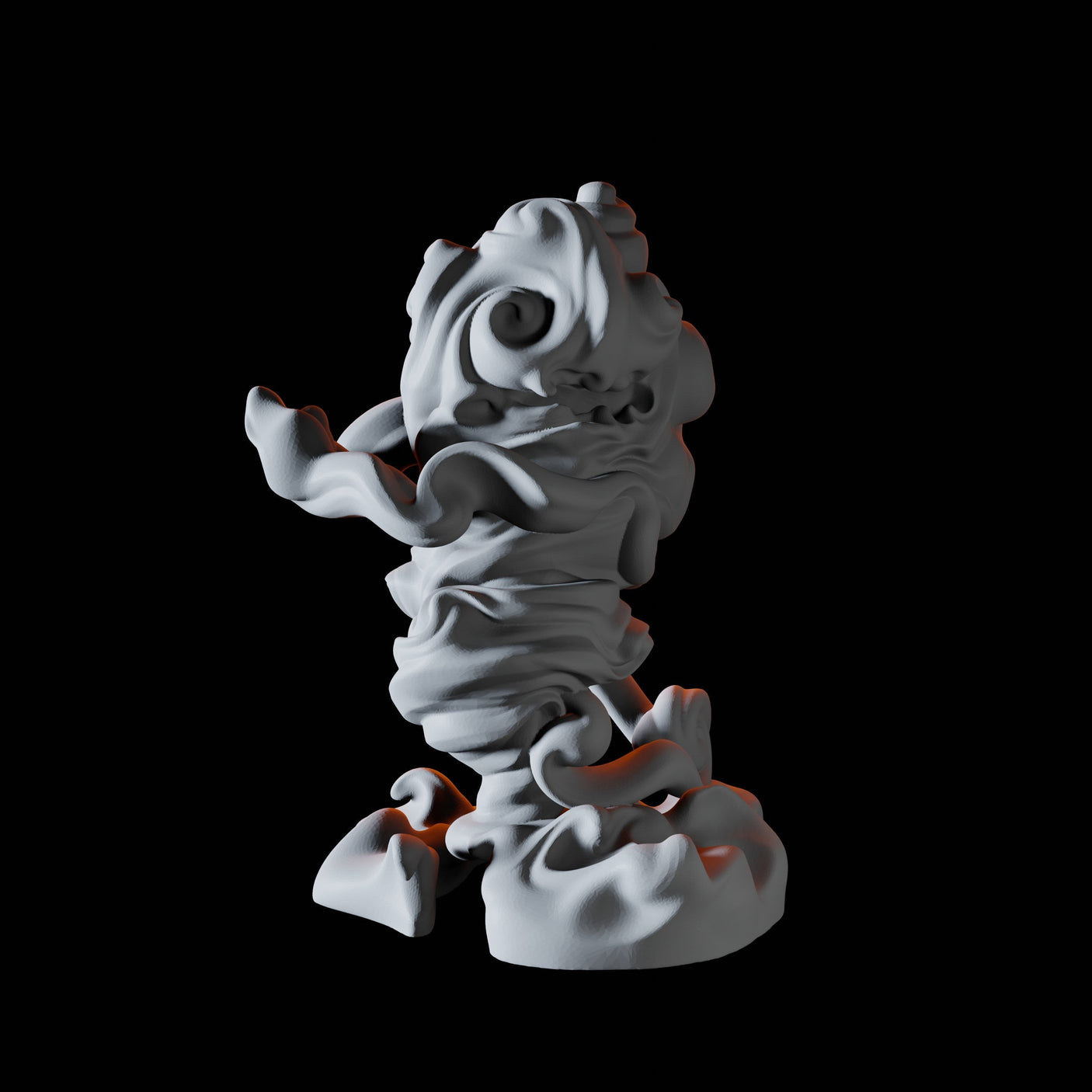 Forming Air Elemental C Miniature for Dungeons and Dragons, Pathfinder or other TTRPGs