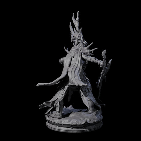 Four Ancient Dark Elf Druids of the Underdark Miniature for Dungeons and Dragons, Pathfinder or other TTRPGs