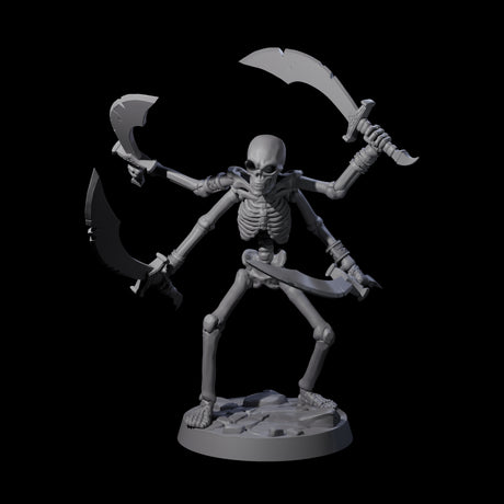 Four Armed Tomb Guardian Miniature for Dungeons and Dragons, Pathfinder or other TTRPGs