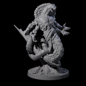 Four Armed Yuan-ti Abomination Miniature for Dungeons and Dragons, Pathfinder or other TTRPGs