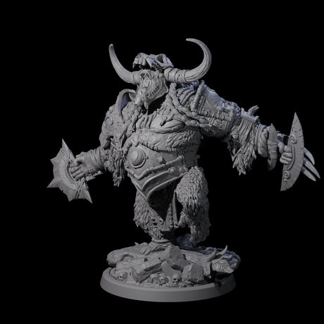 Four Armoured Giant Orangutans Miniature for Dungeons and Dragons, Pathfinder or other TTRPGs