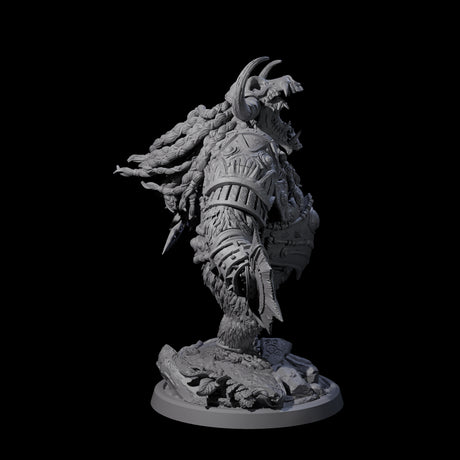 Four Armoured Giant Orangutans Miniature for Dungeons and Dragons, Pathfinder or other TTRPGs