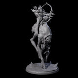 Four Attacking Drow Warriors on Underdark Ankhegs Miniature for Dungeons and Dragons, Pathfinder or other TTRPGs