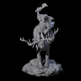 Four Attacking Goblin on Jackalopes Miniature for Dungeons and Dragons, Pathfinder or other TTRPGs