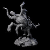 Four Attacking Goblin on Jackalopes Miniature for Dungeons and Dragons, Pathfinder or other TTRPGs