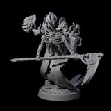 Four Attendant Ossuary Theurges Miniature for Dungeons and Dragons, Pathfinder or other TTRPGs