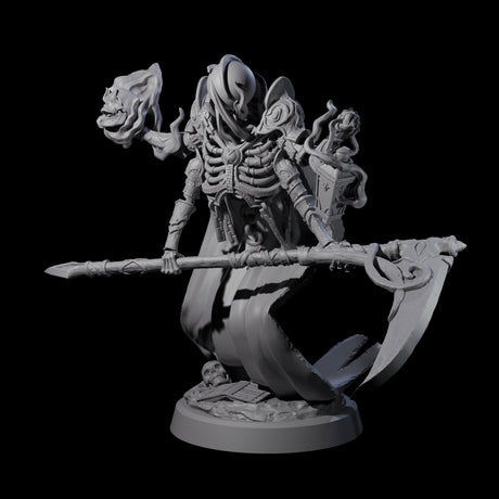 Four Attendant Ossuary Theurges Miniature for Dungeons and Dragons, Pathfinder or other TTRPGs