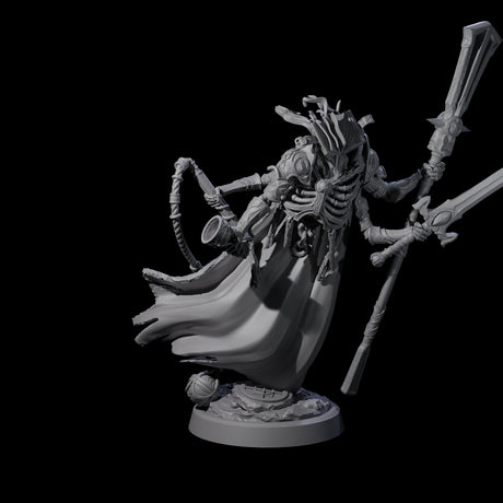 Four Attendant Ossuary Theurges Miniature for Dungeons and Dragons, Pathfinder or other TTRPGs