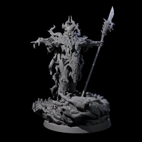 Four Barky Briar Knights Miniature for Dungeons and Dragons, Pathfinder or other TTRPGs