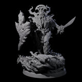 Four Barky Briar Knights Miniature for Dungeons and Dragons, Pathfinder or other TTRPGs