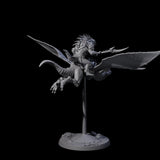 Four Boiling Lizardfolk Pteranodon Riders Miniature for Dungeons and Dragons, Pathfinder or other TTRPGs