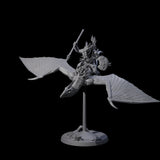 Four Boiling Lizardfolk Pteranodon Riders Miniature for Dungeons and Dragons, Pathfinder or other TTRPGs