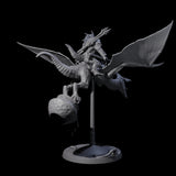 Four Boiling Lizardfolk Pteranodon Riders Miniature for Dungeons and Dragons, Pathfinder or other TTRPGs