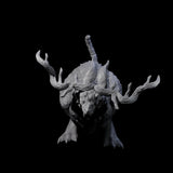 Four Bounding Jackalopes Miniature for Dungeons and Dragons, Pathfinder or other TTRPGs