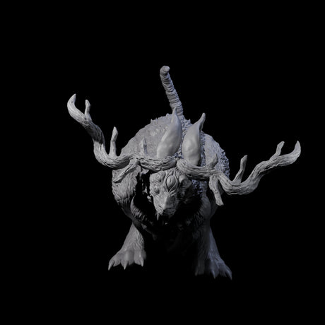 Four Bounding Jackalopes Miniature for Dungeons and Dragons, Pathfinder or other TTRPGs