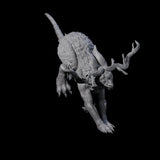 Four Bounding Jackalopes Miniature for Dungeons and Dragons, Pathfinder or other TTRPGs