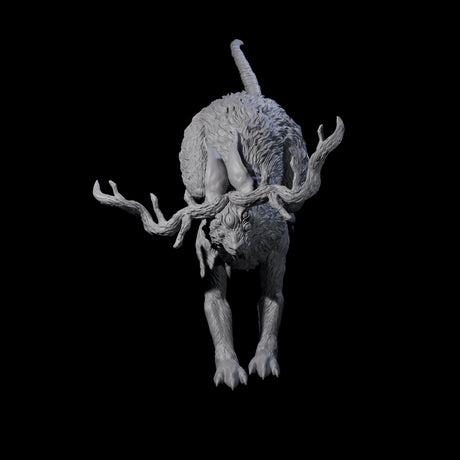 Four Bounding Jackalopes Miniature for Dungeons and Dragons, Pathfinder or other TTRPGs