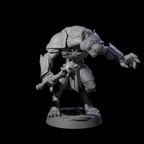Four Cackling Gnolls Miniature for Dungeons and Dragons, Pathfinder or other TTRPGs