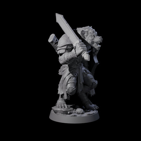 Four Cackling Gnolls Miniature for Dungeons and Dragons, Pathfinder or other TTRPGs