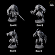 Four Cackling Gnolls Miniature for Dungeons and Dragons, Pathfinder or other TTRPGs