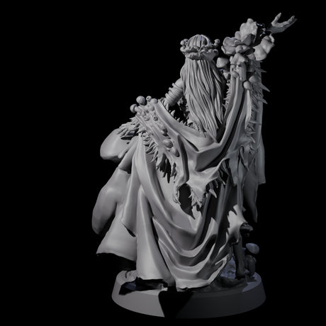 Four Casting Spore Priests Miniature for Dungeons and Dragons, Pathfinder or other TTRPGs