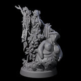 Four Casting Spore Priests Miniature for Dungeons and Dragons, Pathfinder or other TTRPGs