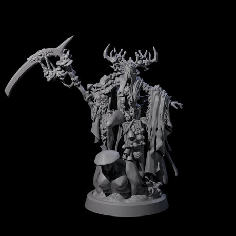 Four Casting Spore Priests Miniature for Dungeons and Dragons, Pathfinder or other TTRPGs