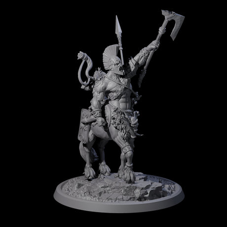 Four Centaur Elf Teamups Miniature for Dungeons and Dragons, Pathfinder or other TTRPGs