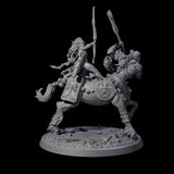 Four Centaur Elf Teamups Miniature for Dungeons and Dragons, Pathfinder or other TTRPGs