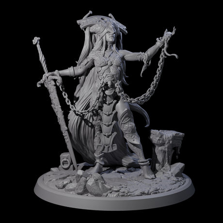 Four Chainbound Kyton Priestesses Miniature for Dungeons and Dragons, Pathfinder or other TTRPGs