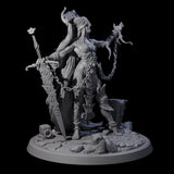 Four Chainbound Kyton Priestesses Miniature for Dungeons and Dragons, Pathfinder or other TTRPGs