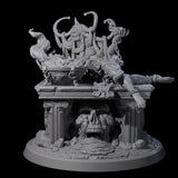 Four Chainbound Kyton Priestesses Miniature for Dungeons and Dragons, Pathfinder or other TTRPGs