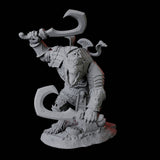 Four Charging Crocodile Lizardfolk Soldiers Miniature for Dungeons and Dragons, Pathfinder or other TTRPGs