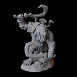 Four Charging Crocodile Lizardfolk Soldiers Miniature for Dungeons and Dragons, Pathfinder or other TTRPGs
