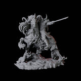 Four Charging Hellknights Miniature for Dungeons and Dragons, Pathfinder or other TTRPGs
