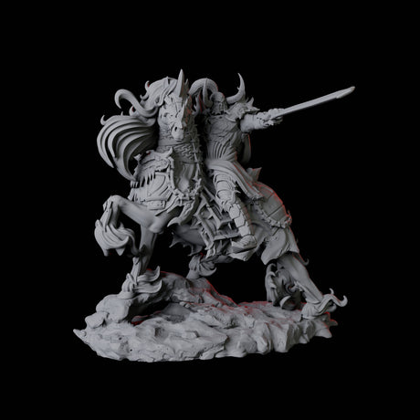 Four Charging Hellknights Miniature for Dungeons and Dragons, Pathfinder or other TTRPGs