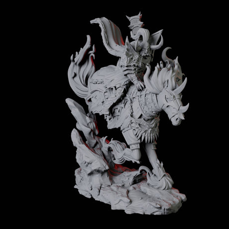 Four Charging Hellknights Miniature for Dungeons and Dragons, Pathfinder or other TTRPGs