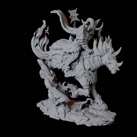 Four Charging Hellknights Miniature for Dungeons and Dragons, Pathfinder or other TTRPGs