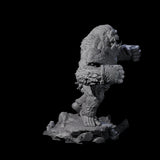 Four Chest Thumping Barlguras Miniature for Dungeons and Dragons, Pathfinder or other TTRPGs