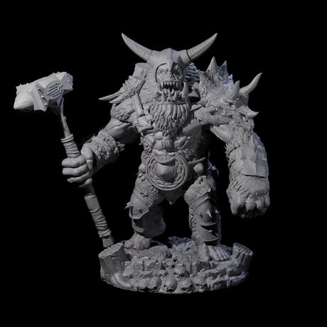 Four Chest Thumping Barlguras Miniature for Dungeons and Dragons, Pathfinder or other TTRPGs