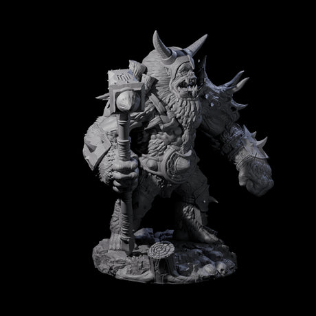 Four Chest Thumping Barlguras Miniature for Dungeons and Dragons, Pathfinder or other TTRPGs