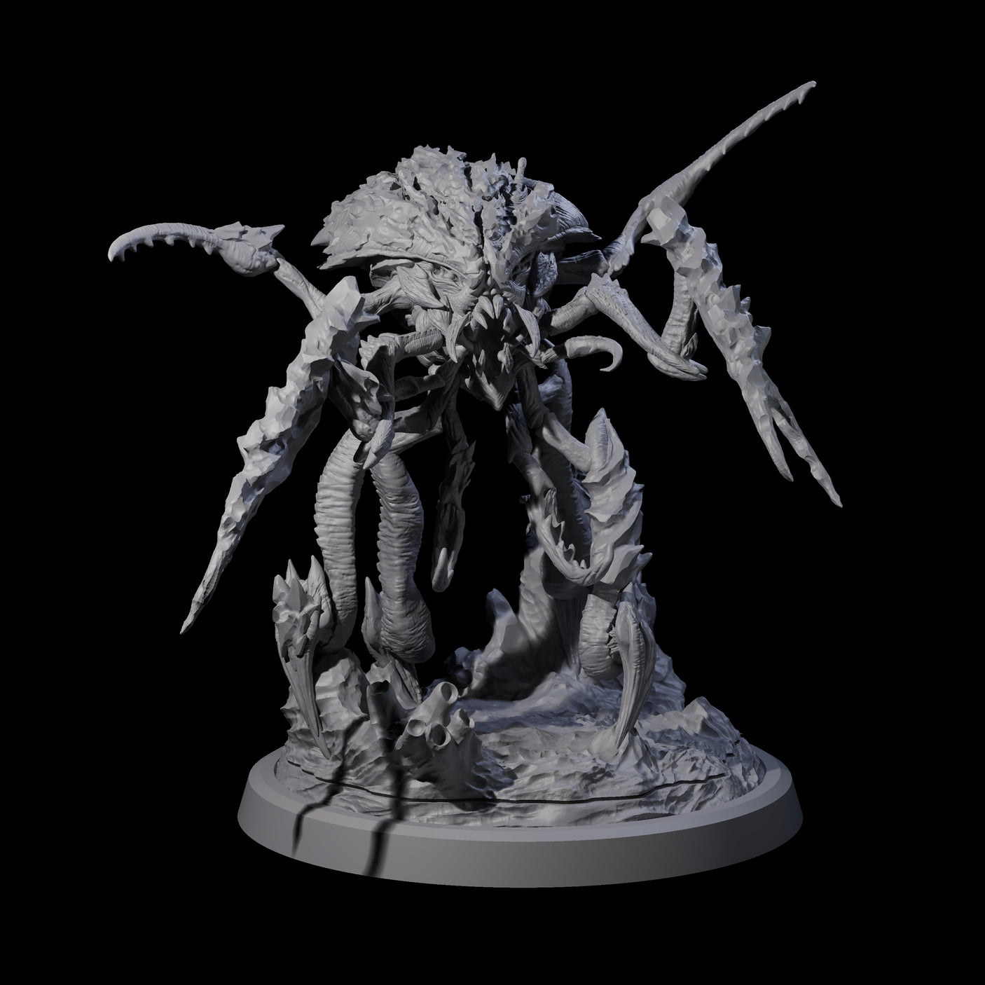 Four Chitinous Kruthiks Miniature for Dungeons and Dragons, Pathfinder or other TTRPGs