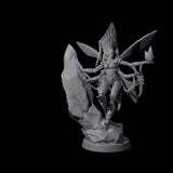 Four Chitinous Psionic Seers Miniature for Dungeons and Dragons, Pathfinder or other TTRPGs