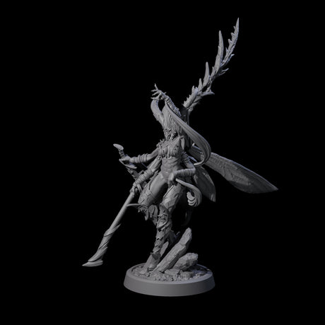 Four Chitinous Psionic Seers Miniature for Dungeons and Dragons, Pathfinder or other TTRPGs