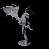 Four Chromatic Dragons Miniature for Dungeons and Dragons, Pathfinder or other TTRPGs