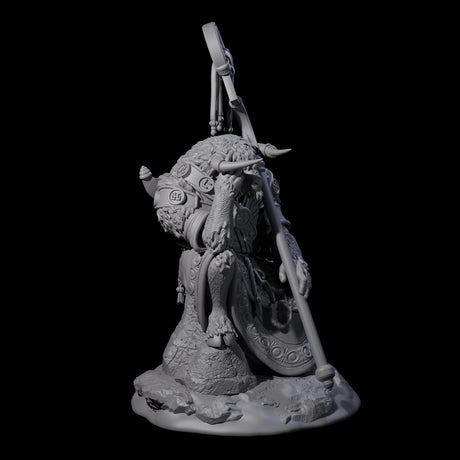 Four Civilised Yakfolks Miniature for Dungeons and Dragons, Pathfinder or other TTRPGs