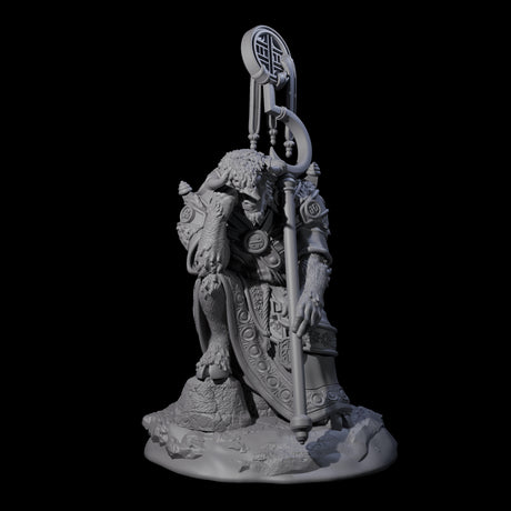Four Civilised Yakfolks Miniature for Dungeons and Dragons, Pathfinder or other TTRPGs