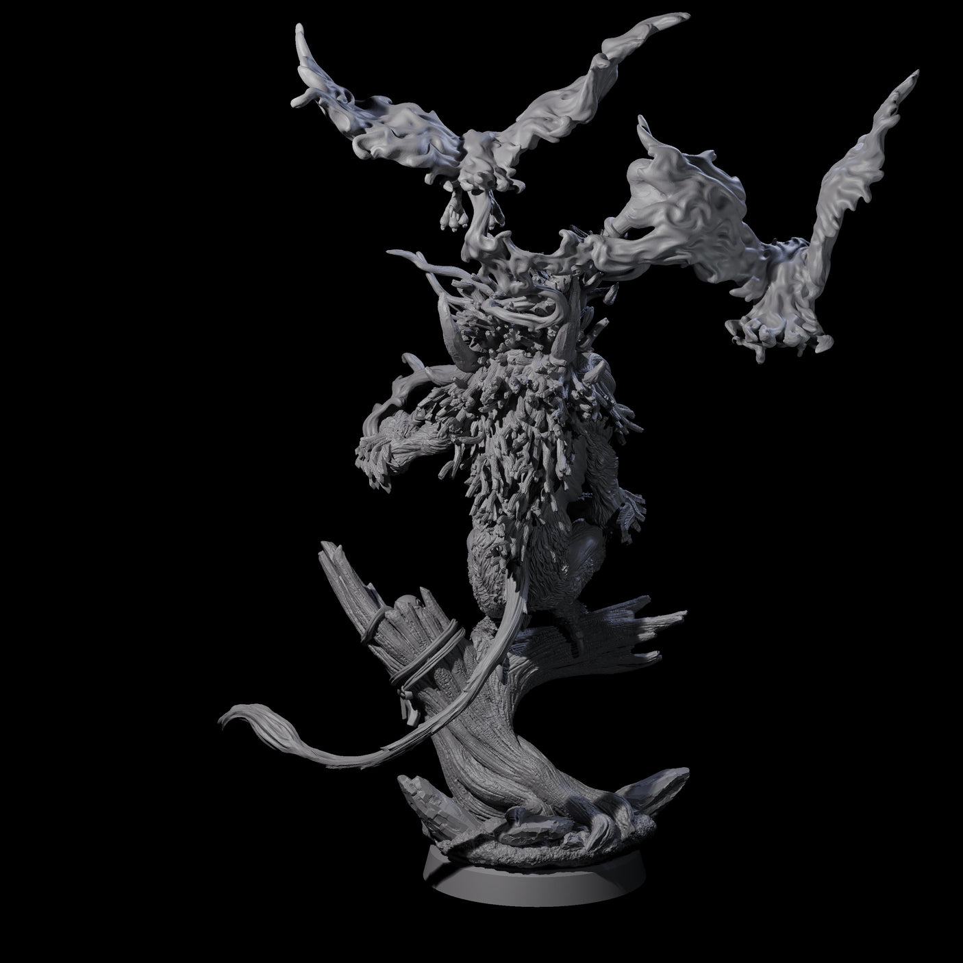 Four Clawed Forest Guardians Miniature for Dungeons and Dragons, Pathfinder or other TTRPGs