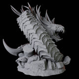 Four Coiled Giant Snakes Miniature for Dungeons and Dragons, Pathfinder or other TTRPGs